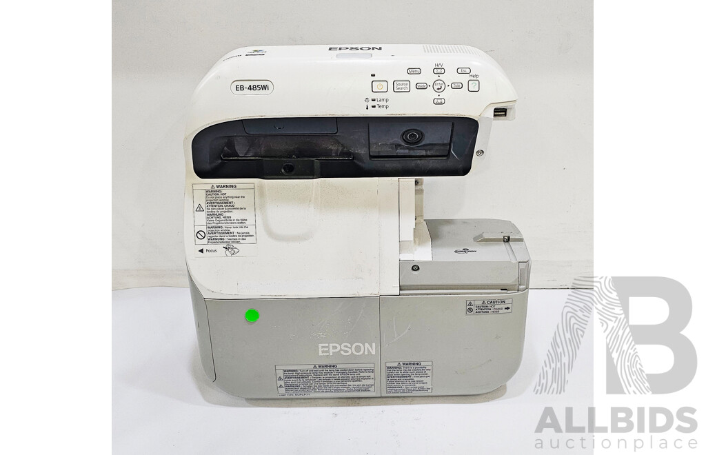 Epson (EB-485Wi) WXGA 3LCD Projector