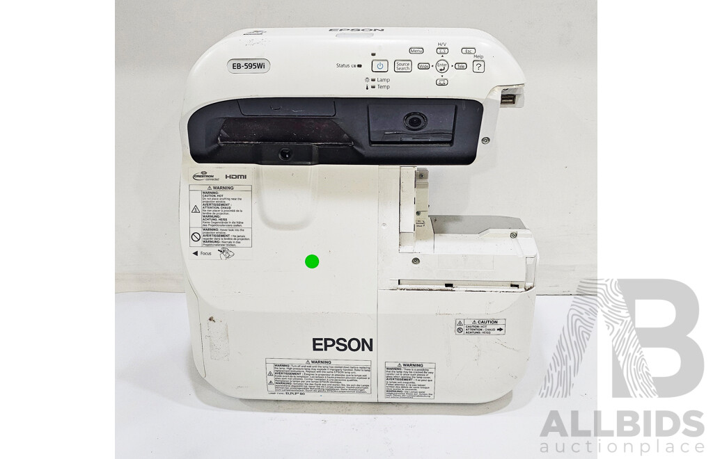 Epson (EB-595Wi) WXGA 3LCD Projector