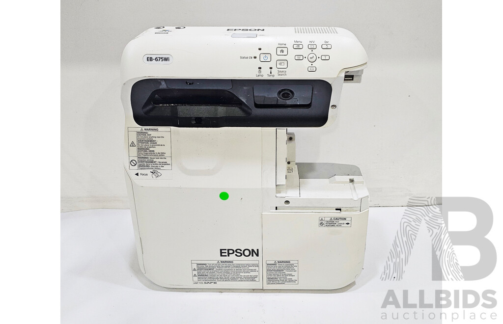 Epson (EB-675Wi) WXGA Ultra Throw Projector