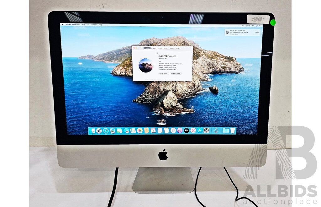 Apple (A1418) Intel Core I5 (4570R) 2.70GHz-3.20GHz 4-Core CPU 21.5-Inch IMac (Late-2013)