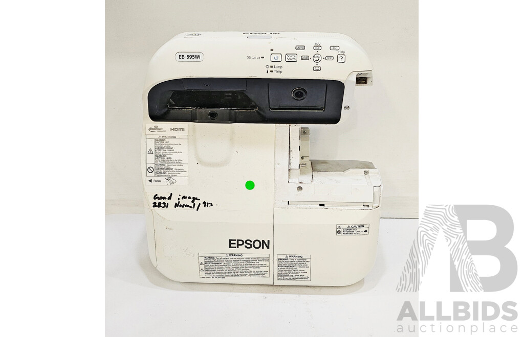 Epson (EB-595Wi) WXGA 3LCD Projector