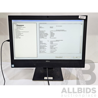 Dell OptiPlex 7450 AIO Intel Core I5 (6500) 3.20GHz-3.60GHz 4-Core CPU 23-Inch Non-Touchscreen All-in-One Computer