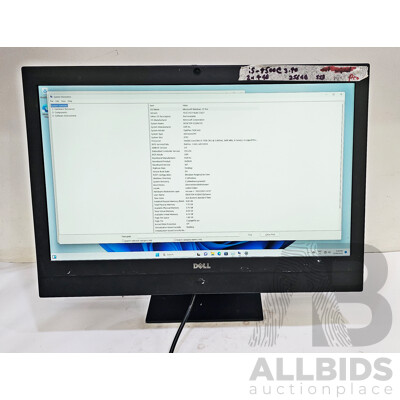 Dell OptiPlex 7450 AIO Intel Core I5 (7500) 3.40GHz-3.80GHz 4-Core CPU 23-Inch Non-Touchscreen All-in-One Computer