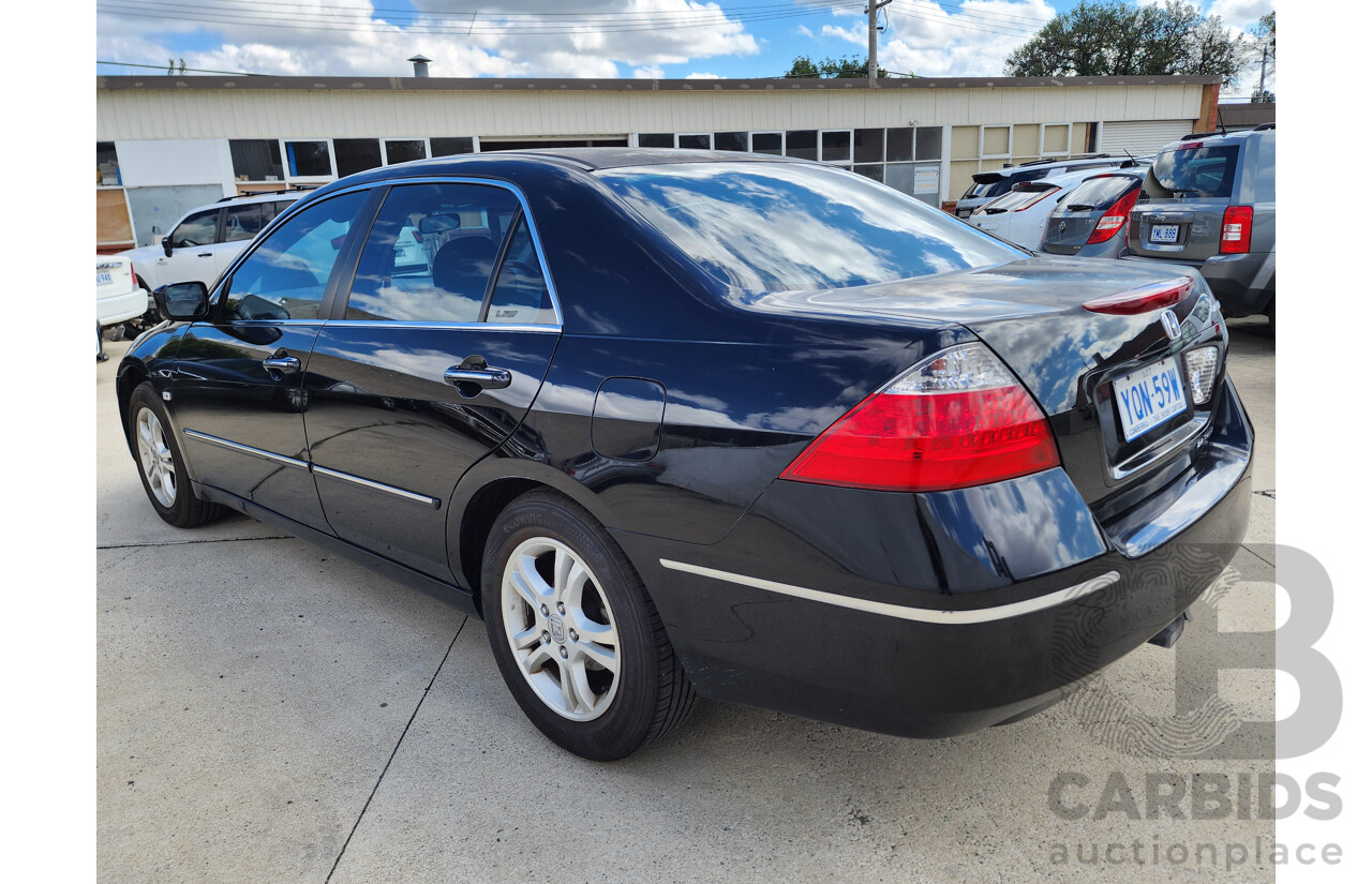 1/2007 Honda Accord VTi 40 MY06 UPGRADE 4d Sedan Black 2.4L