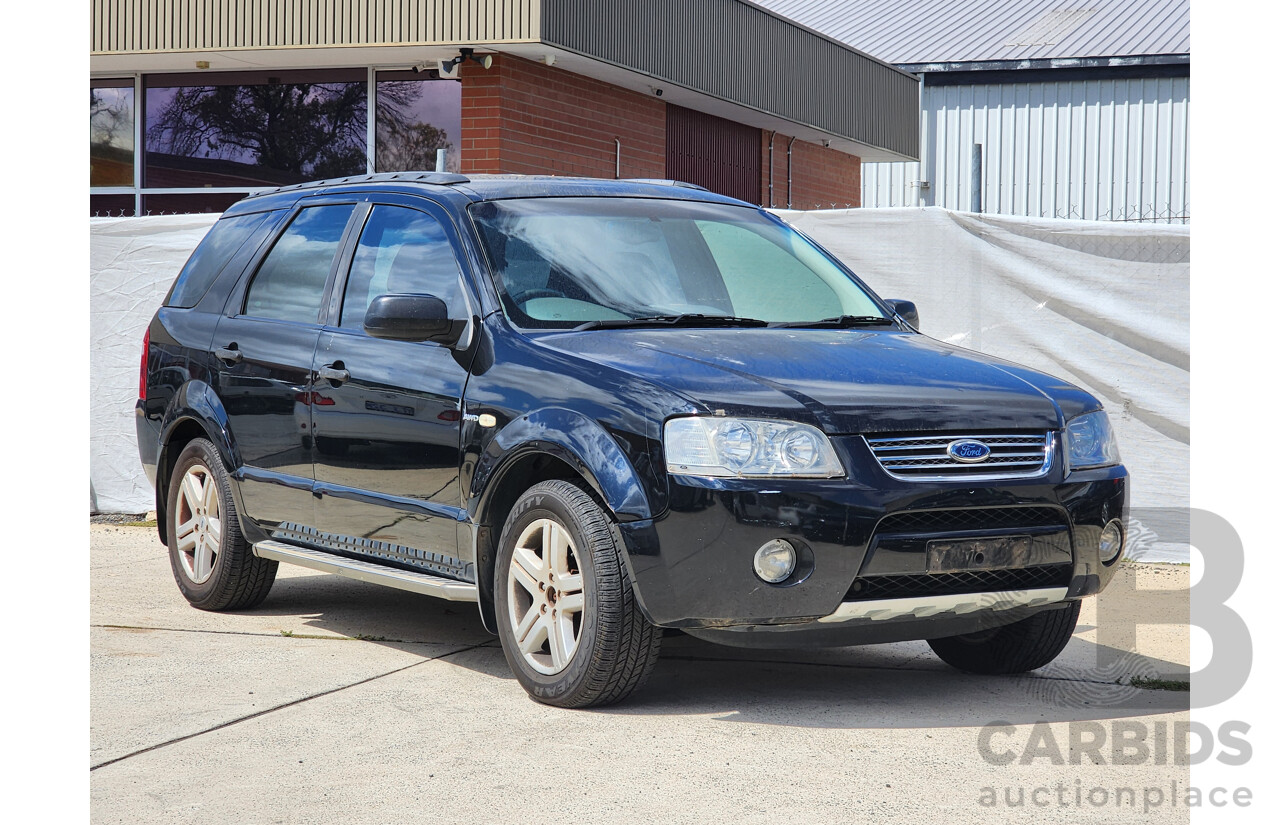 6/2005 Ford Territory GHIA (4x4) SX 4d Wagon Black 4.0L