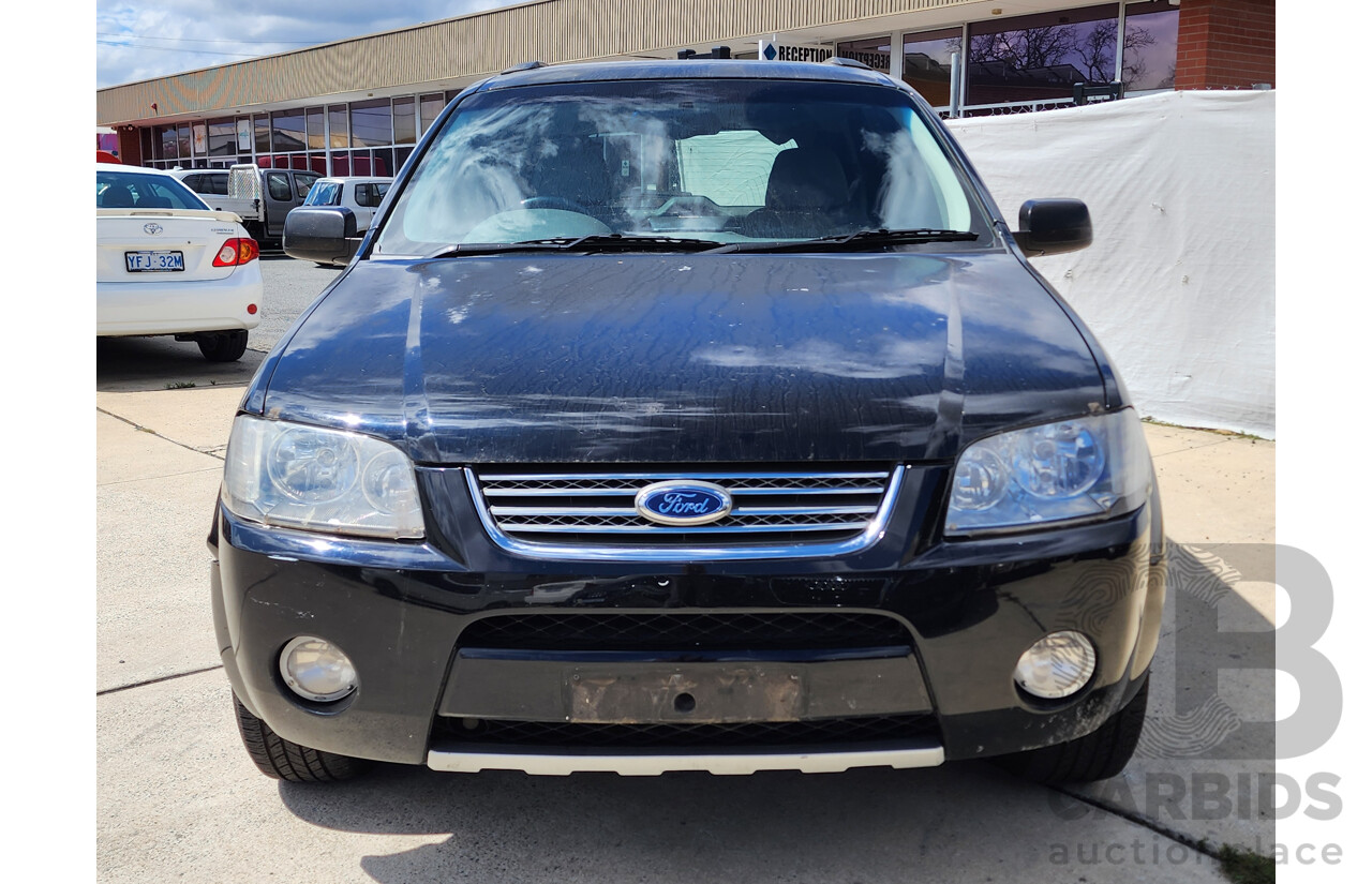 6/2005 Ford Territory GHIA (4x4) SX 4d Wagon Black 4.0L