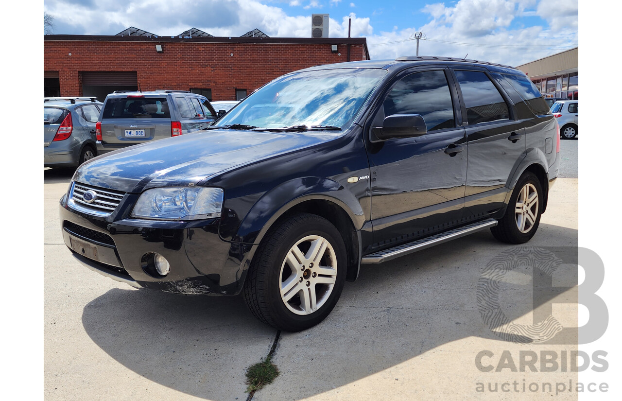 6/2005 Ford Territory GHIA (4x4) SX 4d Wagon Black 4.0L