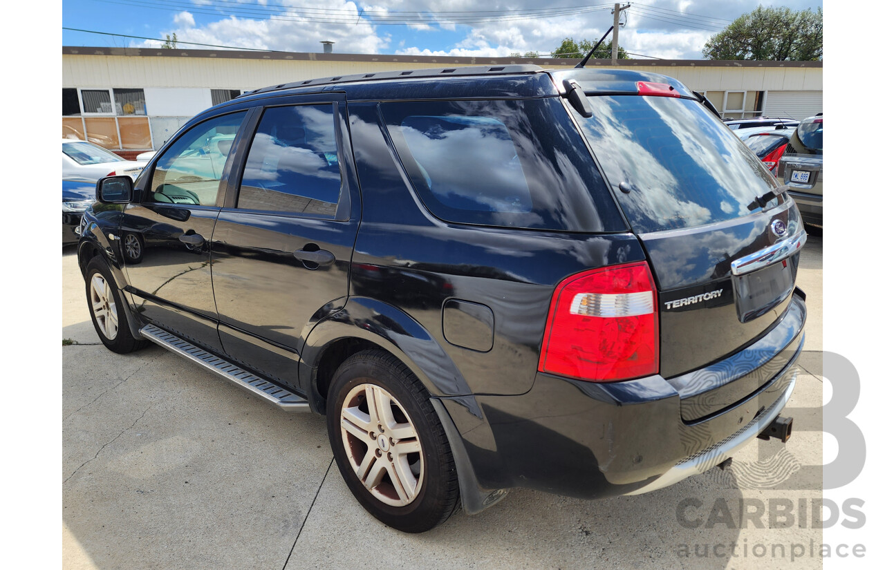 6/2005 Ford Territory GHIA (4x4) SX 4d Wagon Black 4.0L