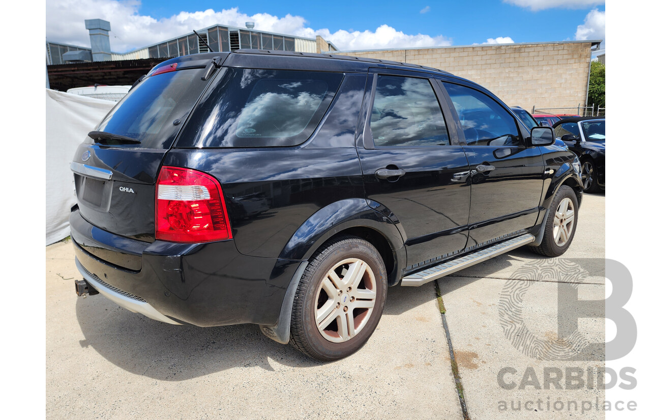 6/2005 Ford Territory GHIA (4x4) SX 4d Wagon Black 4.0L