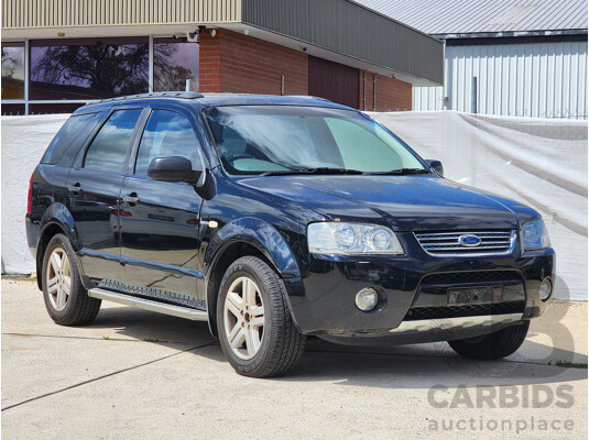 6/2005 Ford Territory GHIA (4x4) SX 4d Wagon Black 4.0L