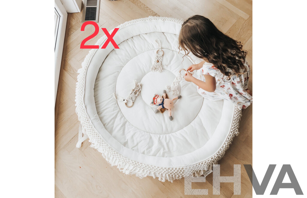 BUBMAT Organically Grown Baby Play Mat - Size L - Lot of 2