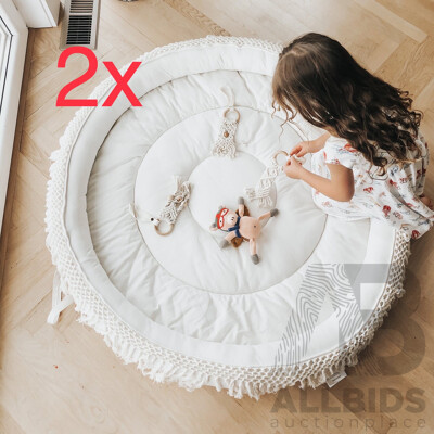 BUBMAT Organically Grown Baby Play Mat - Size L - Lot of 2