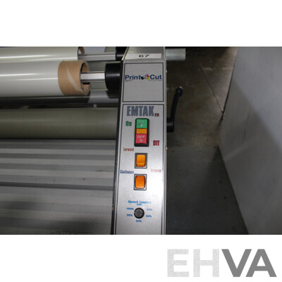 EMSEAL EMTAK 2R 1650 Laminator With Work Table
