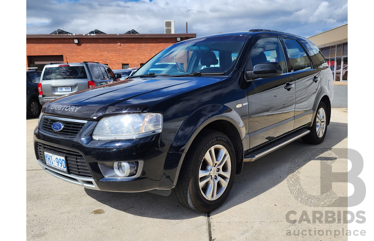 2/2011 Ford Territory TS Limited Edition (4x4) SY MKII 4d Wagon Black 4.0L