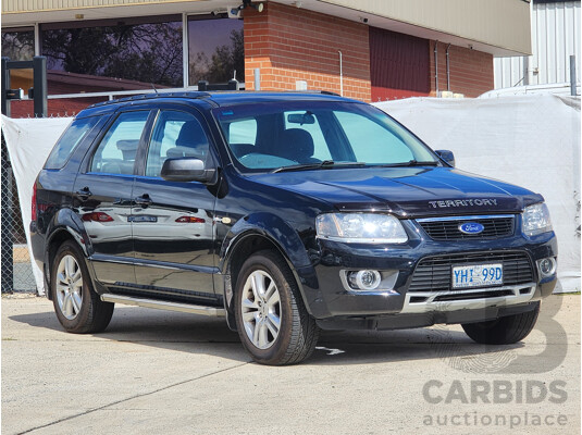 2/2011 Ford Territory TS Limited Edition (4x4) SY MKII 4d Wagon Black 4.0L