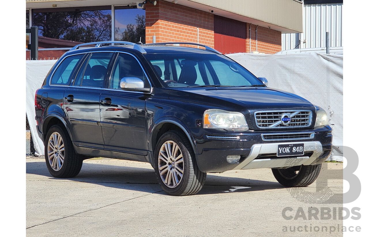 6/2012 Volvo Xc90 D5 Executive MY12 4d Wagon Black 2.4L