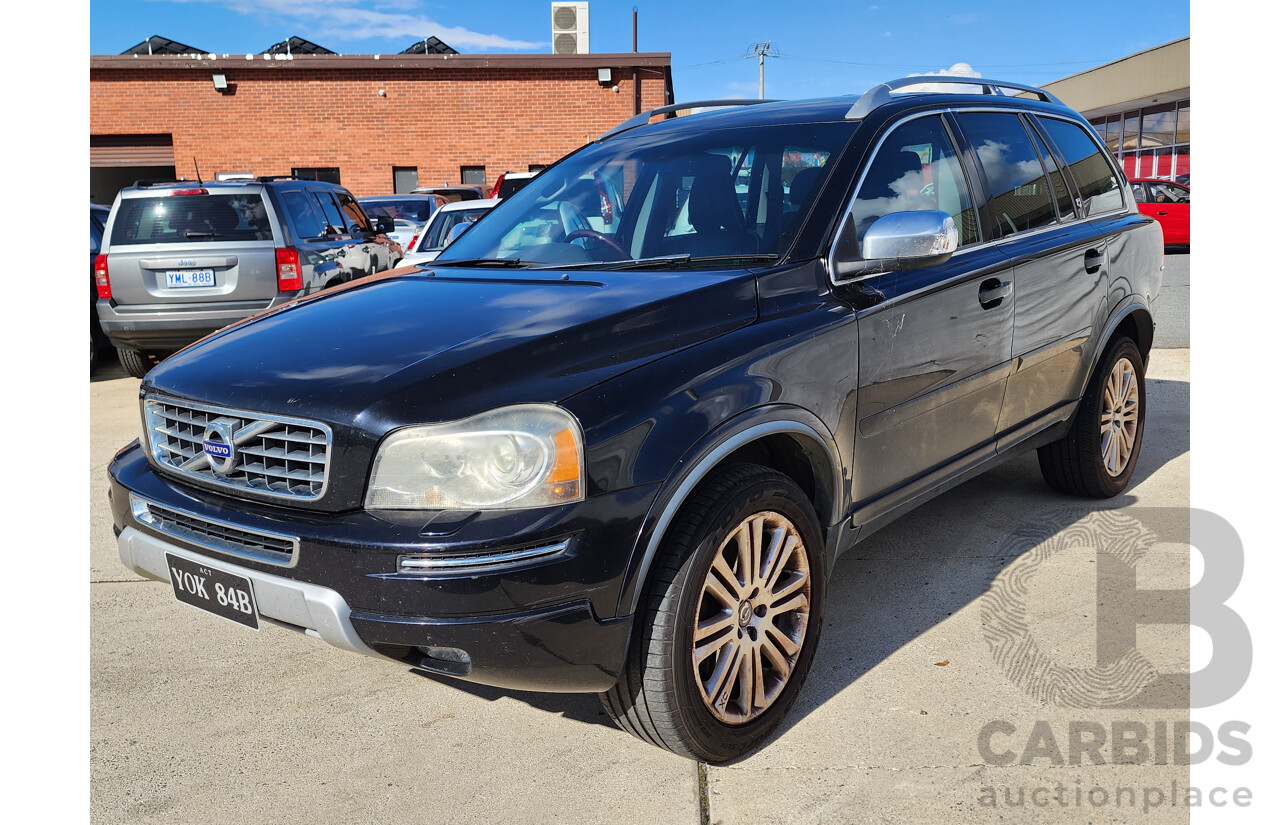 6/2012 Volvo Xc90 D5 Executive MY12 4d Wagon Black 2.4L