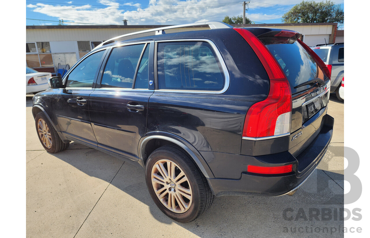 6/2012 Volvo Xc90 D5 Executive MY12 4d Wagon Black 2.4L