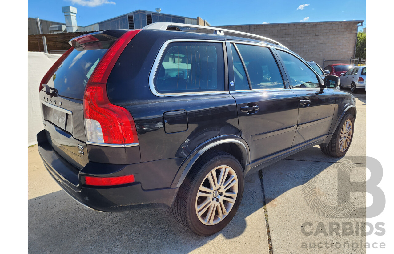 6/2012 Volvo Xc90 D5 Executive MY12 4d Wagon Black 2.4L