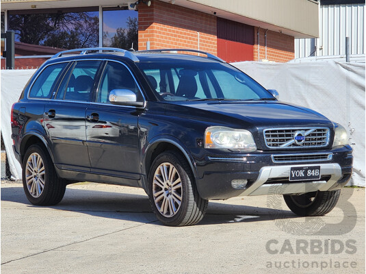 6/2012 Volvo Xc90 D5 Executive MY12 4d Wagon Black 2.4L