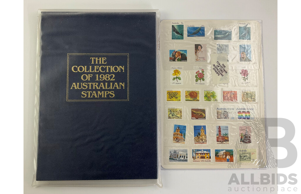 Australian 1982 Annual Stamp Album