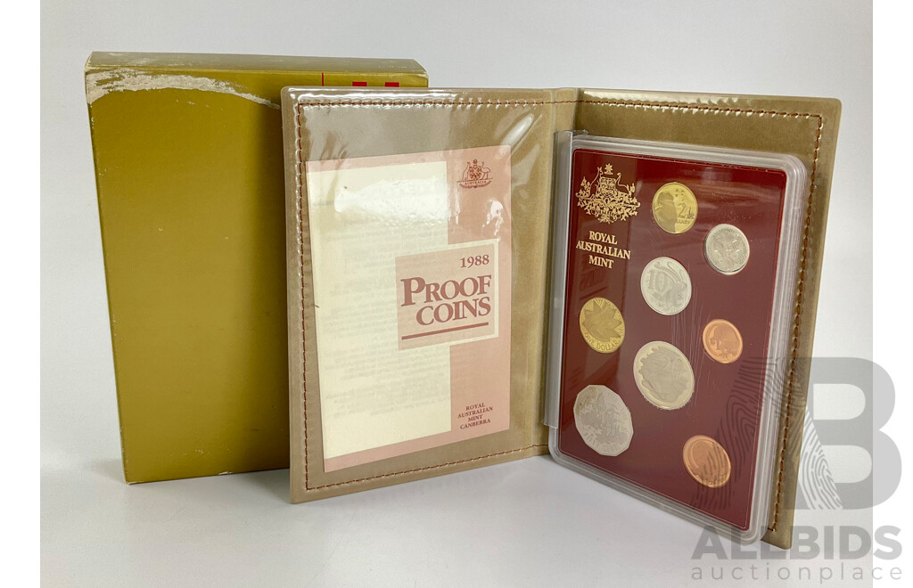 Australian RAM 1988 Eight Proof Coin Set