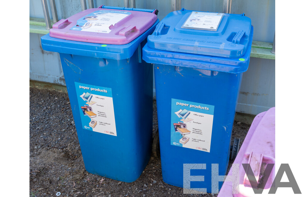Job Lot Quantity of 2 120L Wheelie Bins