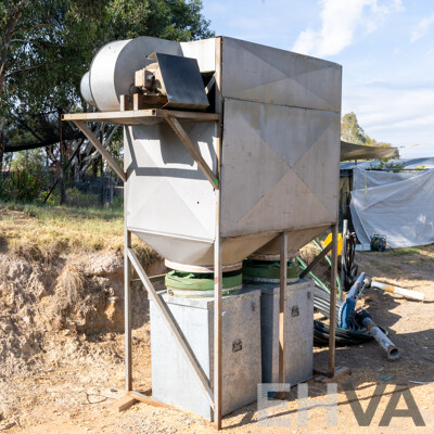 DCE Vokes Dust Extraction Unit with Ducting & Clamps to Suit