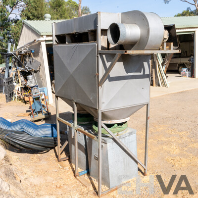 DCE Vokes Dust Extraction Unit with Ducting & Clamps to Suit