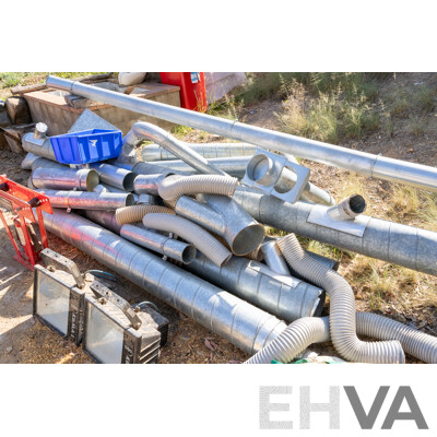 DCE Vokes Dust Extraction Unit with Ducting & Clamps to Suit