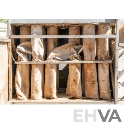 DCE Vokes Dust Extraction Unit with Ducting & Clamps to Suit