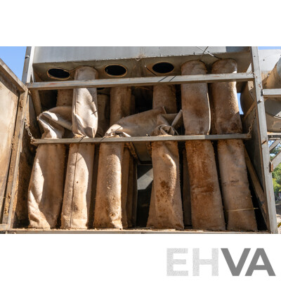 DCE Vokes Dust Extraction Unit with Ducting & Clamps to Suit