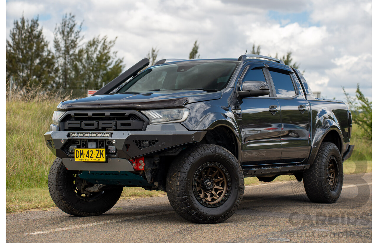 8/2019 Ford Ranger Wildtrak 3.2 (4x4) PX MKIII MY19.75 4d Dual Cab P/Up Meteor Grey V8 5.0L - Modified & NSW Engineered