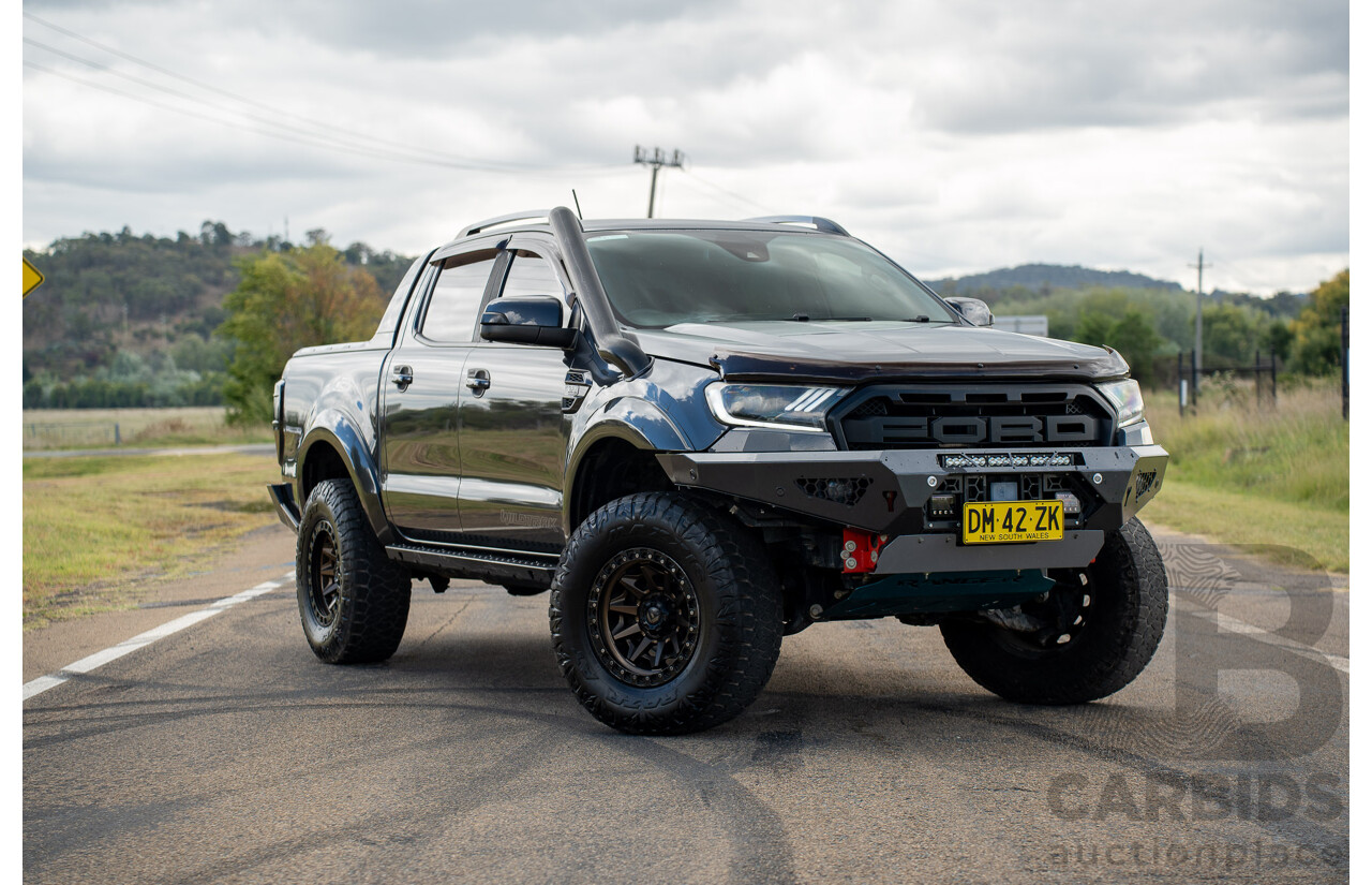 8/2019 Ford Ranger Wildtrak 3.2 (4x4) PX MKIII MY19.75 4d Dual Cab P/Up Meteor Grey V8 5.0L - Modified & NSW Engineered