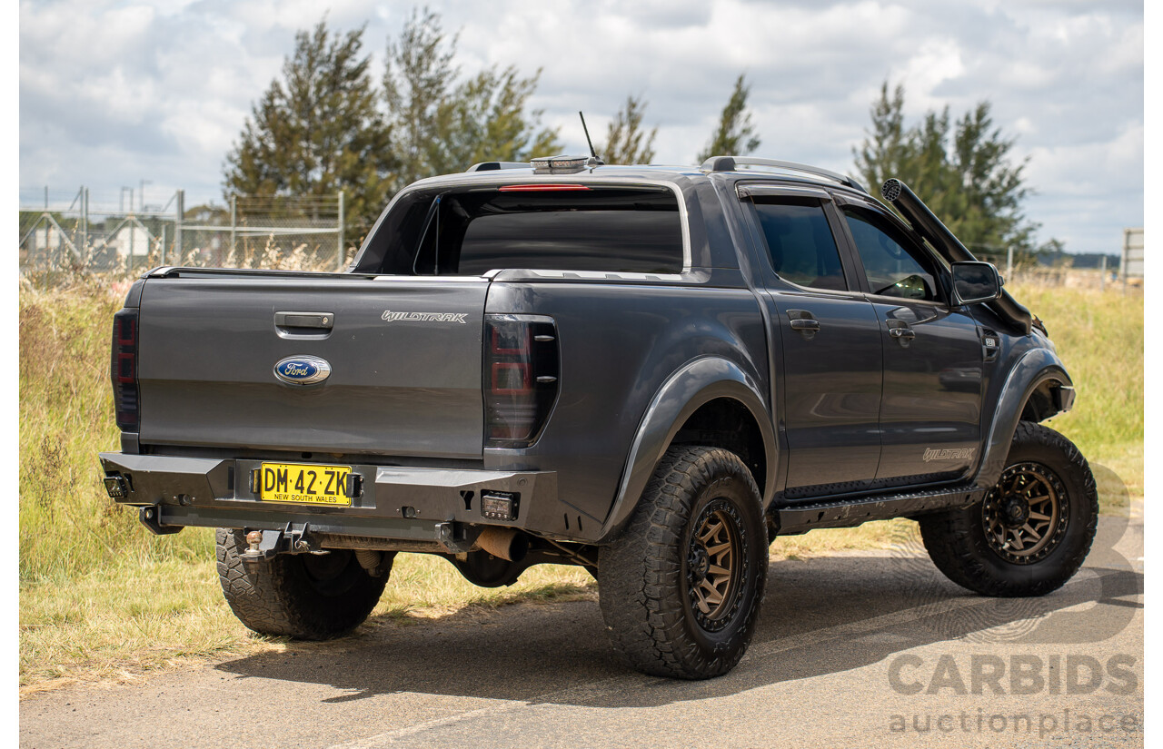 8/2019 Ford Ranger Wildtrak 3.2 (4x4) PX MKIII MY19.75 4d Dual Cab P/Up Meteor Grey V8 5.0L - Modified & NSW Engineered