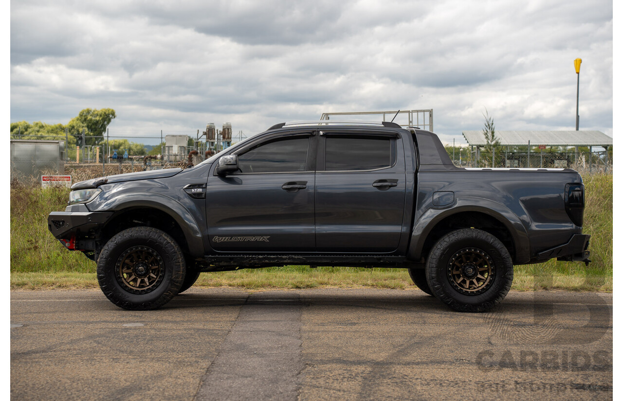 8/2019 Ford Ranger Wildtrak 3.2 (4x4) PX MKIII MY19.75 4d Dual Cab P/Up Meteor Grey V8 5.0L - Modified & NSW Engineered