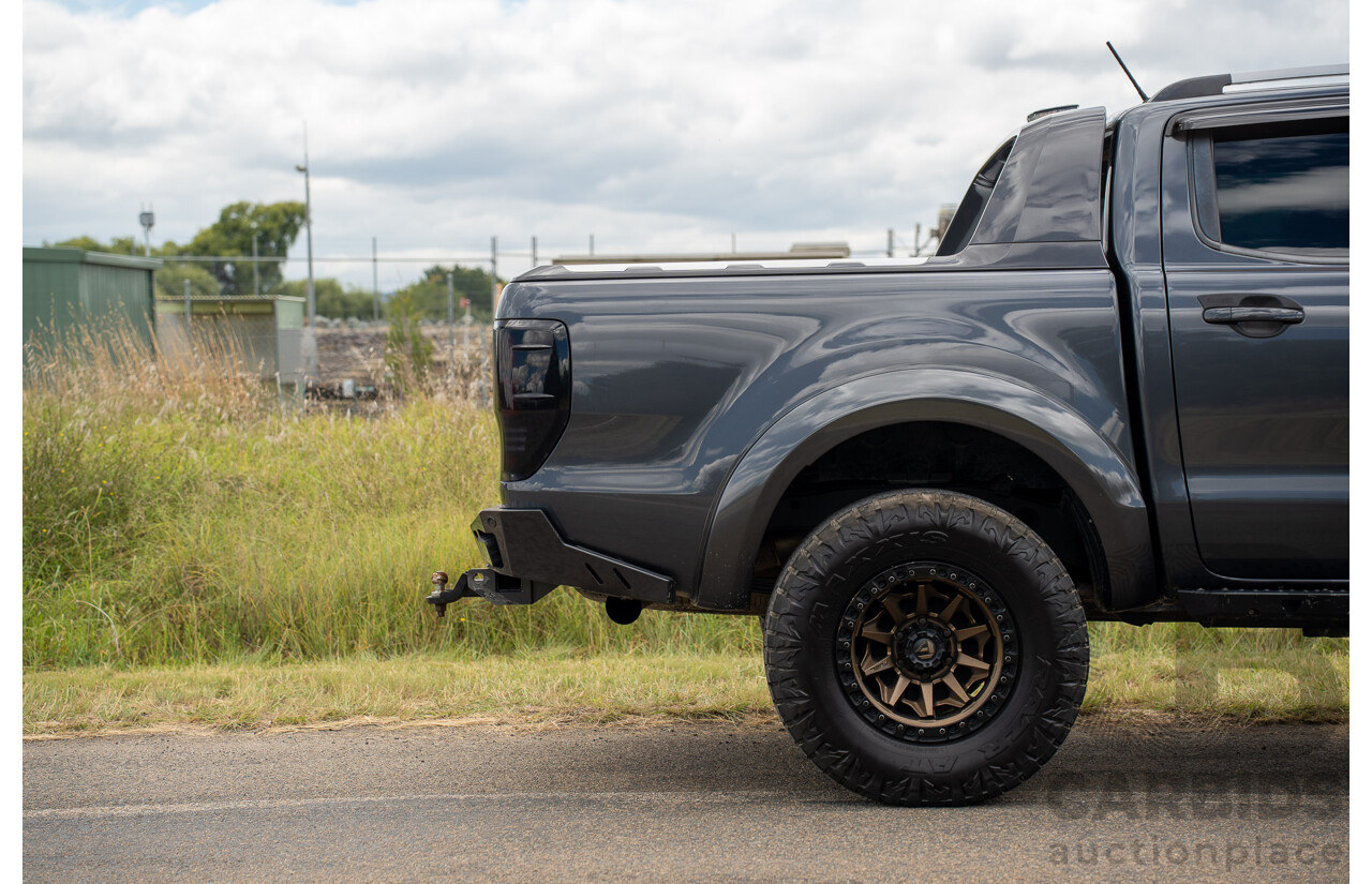 8/2019 Ford Ranger Wildtrak 3.2 (4x4) PX MKIII MY19.75 4d Dual Cab P/Up Meteor Grey V8 5.0L - Modified & NSW Engineered