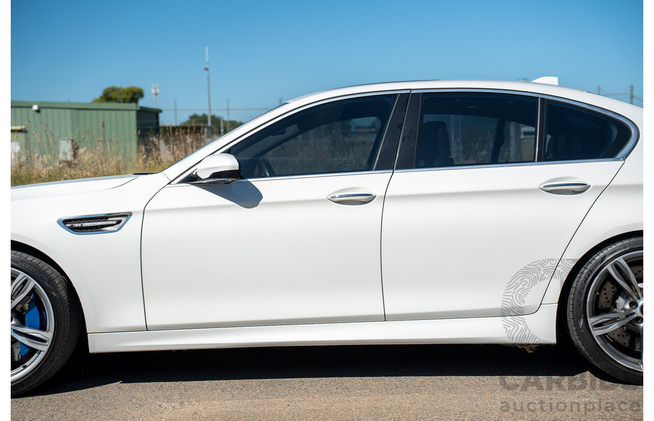 6/2012 BMW M5 F10 MY12 4d Sedan Alpine White Twin Turbo V8 4.4L