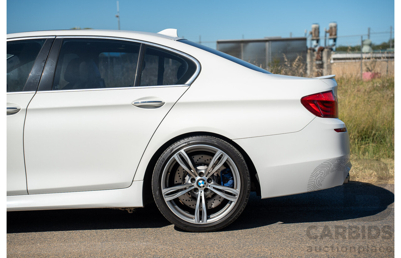 6/2012 BMW M5 F10 MY12 4d Sedan Alpine White Twin Turbo V8 4.4L