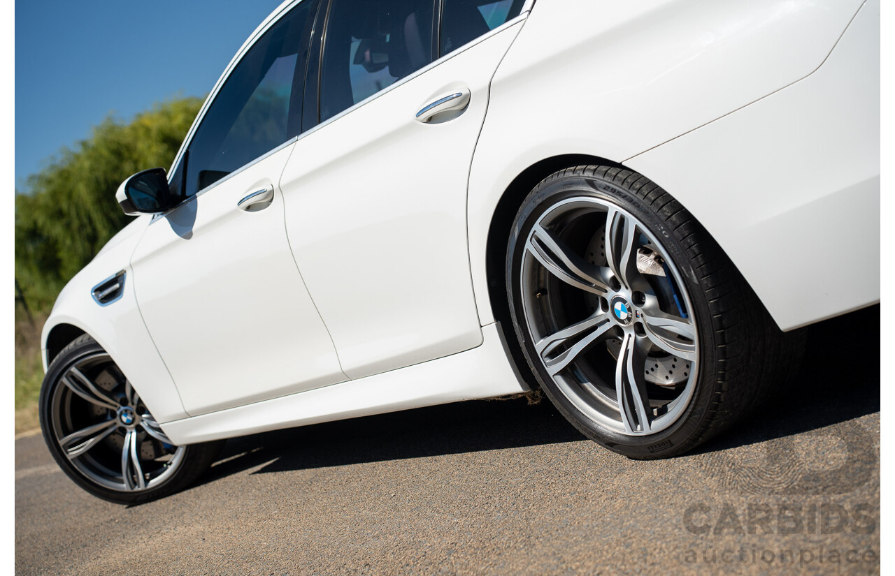 6/2012 BMW M5 F10 MY12 4d Sedan Alpine White Twin Turbo V8 4.4L