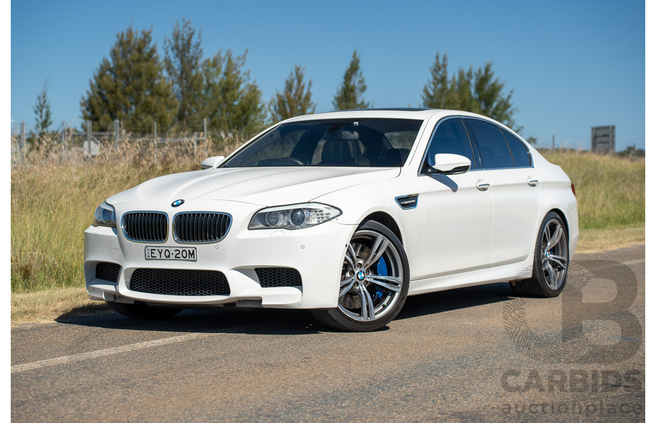 6/2012 BMW M5 F10 MY12 4d Sedan Alpine White Twin Turbo V8 4.4L