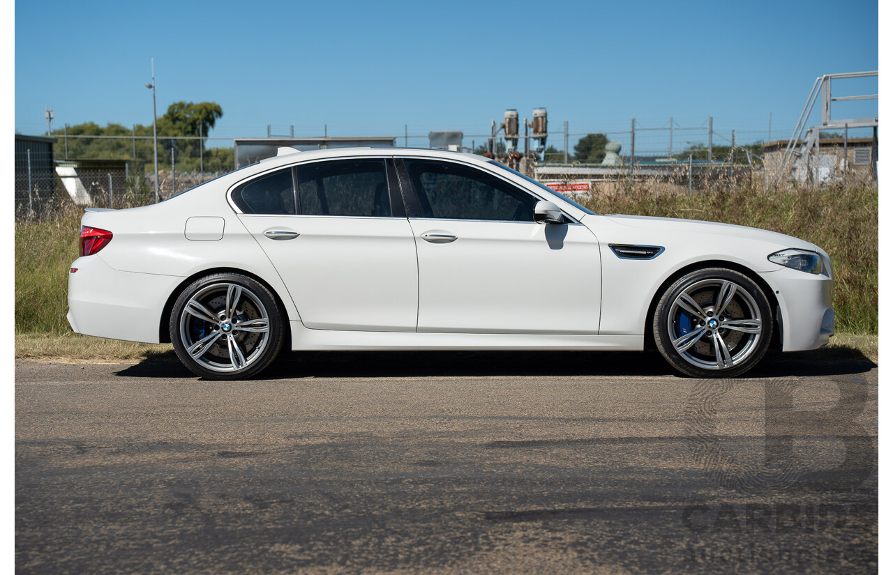 6/2012 BMW M5 F10 MY12 4d Sedan Alpine White Twin Turbo V8 4.4L