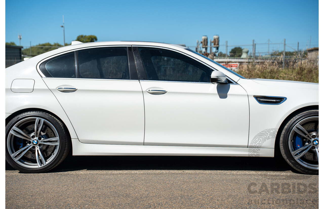 6/2012 BMW M5 F10 MY12 4d Sedan Alpine White Twin Turbo V8 4.4L