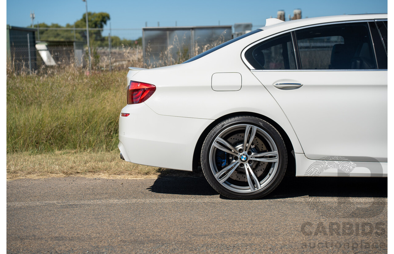 6/2012 BMW M5 F10 MY12 4d Sedan Alpine White Twin Turbo V8 4.4L