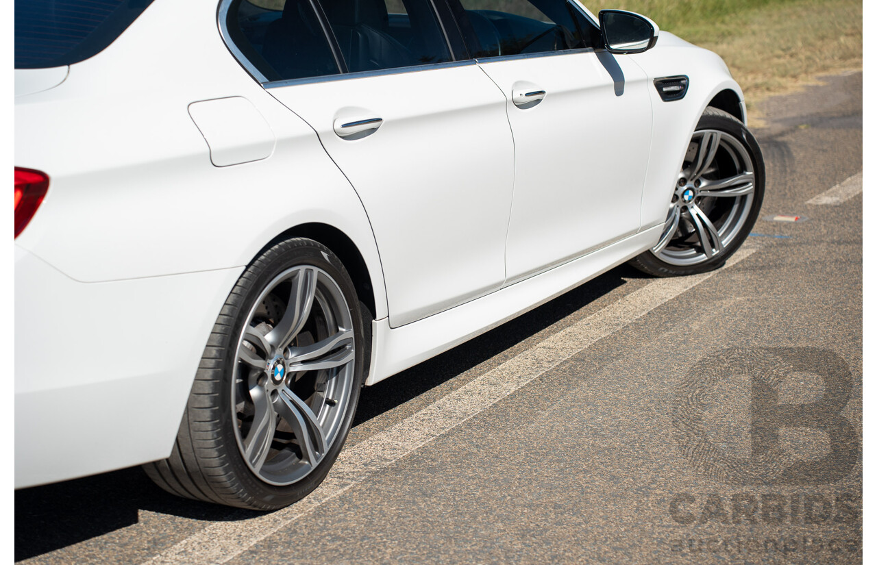 6/2012 BMW M5 F10 MY12 4d Sedan Alpine White Twin Turbo V8 4.4L