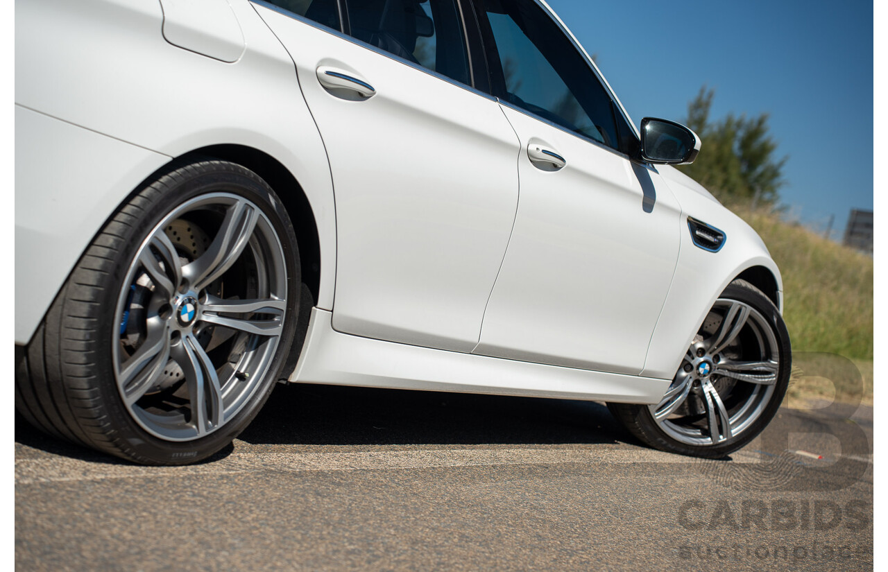 6/2012 BMW M5 F10 MY12 4d Sedan Alpine White Twin Turbo V8 4.4L