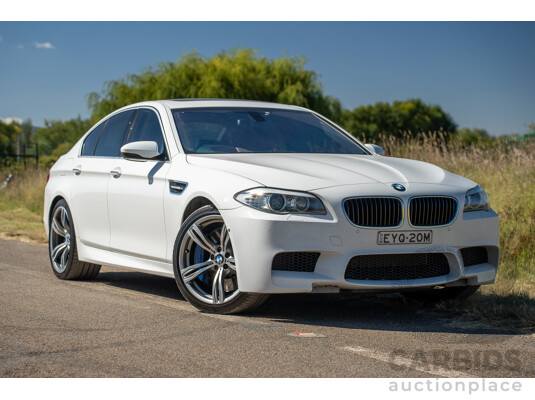 6/2012 BMW M5 F10 MY12 4d Sedan Alpine White Twin Turbo V8 4.4L