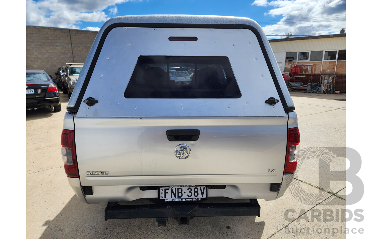 8/2006 Holden Rodeo LX RA MY06 UPGRADE Crew Cab P/Up Grey 3.6L