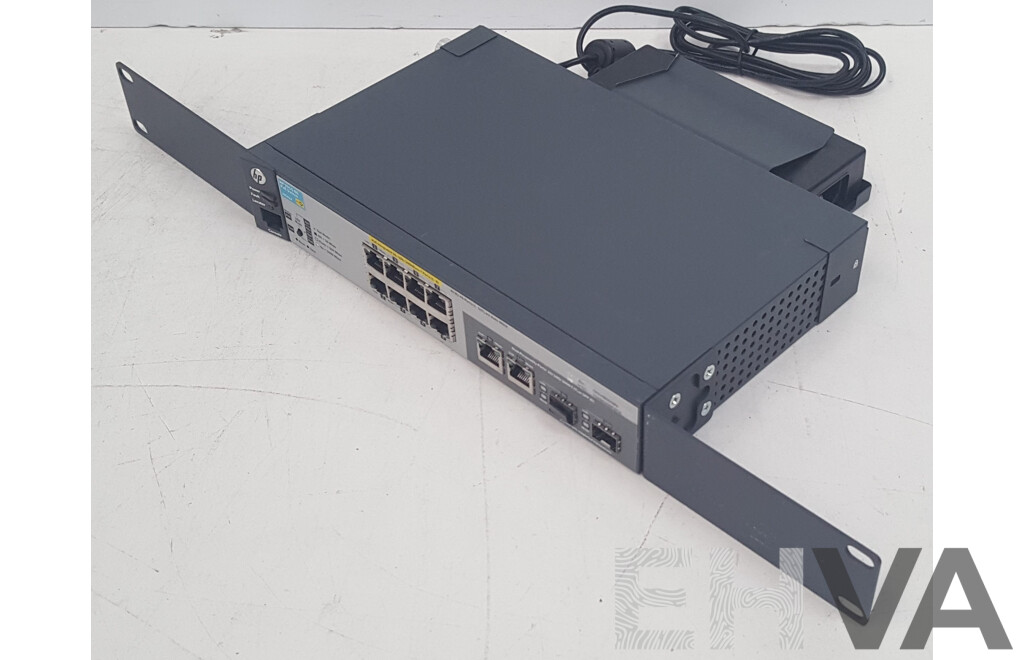 HP (J9562A) 2915-8G PoE 8-Port Gigabit Ethernet Switch w/ Power Supply