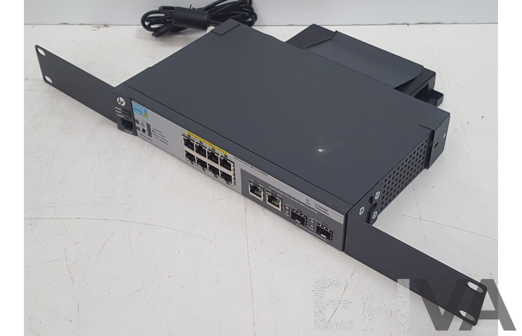 HP (J9562A) 2915-8G PoE 8-Port Gigabit Ethernet Switch w/ Power Supply